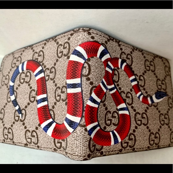 Gucci Other - AUTHENTIC GUCCI KINGSNAKE PRINT GG SUPREME WALLET